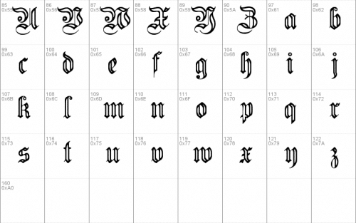 Germanica Gothic Font 1
