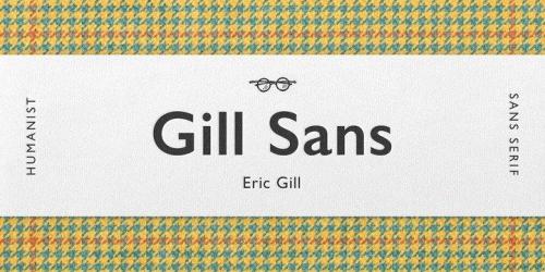Gill Sans Font 10