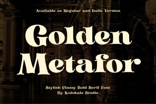 Golden Metafor Serif Font