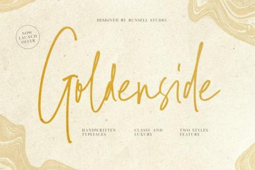 Goldenside Handwriting Font