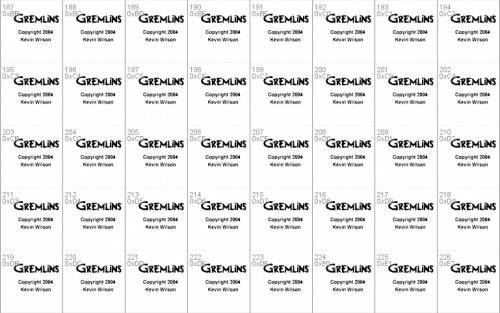 Gremlins Font 3