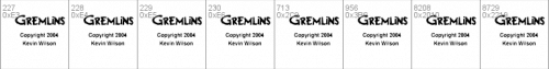 Gremlins Font 4