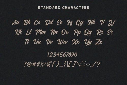 Hadrey – Vintage Script Font 10