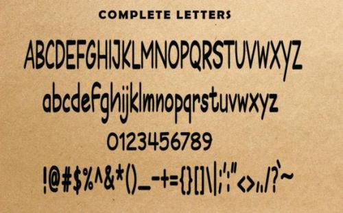 Hard Work Display Font 3