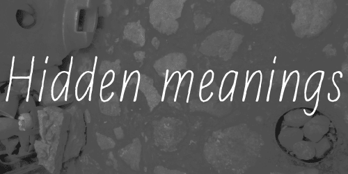 Hidden Meanings Font
