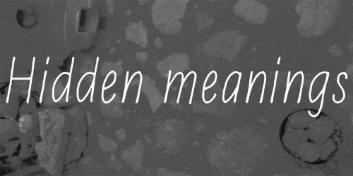 Hidden Meanings Font 6