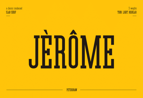 Jerome Slab Serif Font