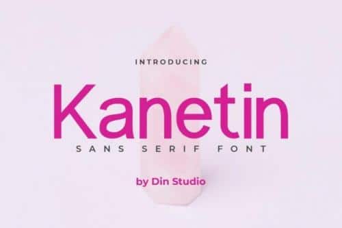 Kanetin Sans Serif Font