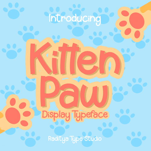 Kitten Paw Font (1)