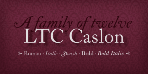LTC-Caslon-Font-Family