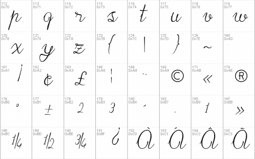 Lace Font 4