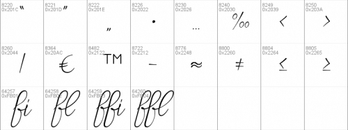 Lace Font 8
