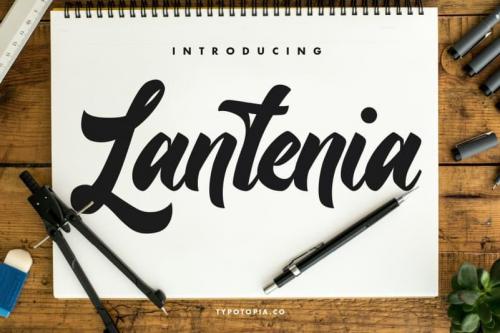 Lantenia Modern Script Font