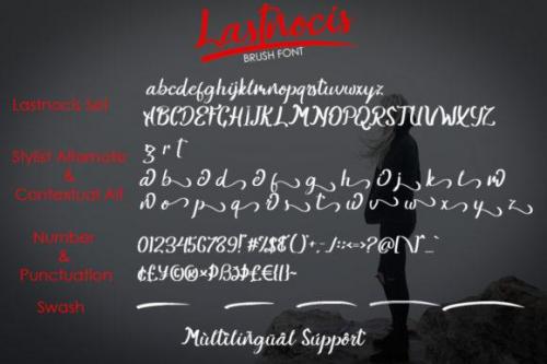 Lastnocis Brush Font 7