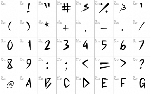 Lightning Bolt Handwritten Font