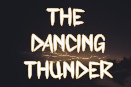 Lightning Bolt Handwritten Font 05