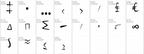 Lightning Bolt Handwritten Font 5