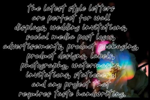 Line Heart Script Font 2