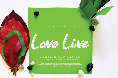 Love Live Display Font 00
