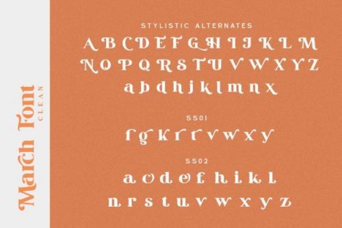 March Serif Font 16