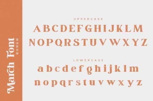 March Serif Font 17