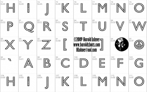 Marquee Font 1
