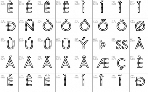 Marquee Font 3