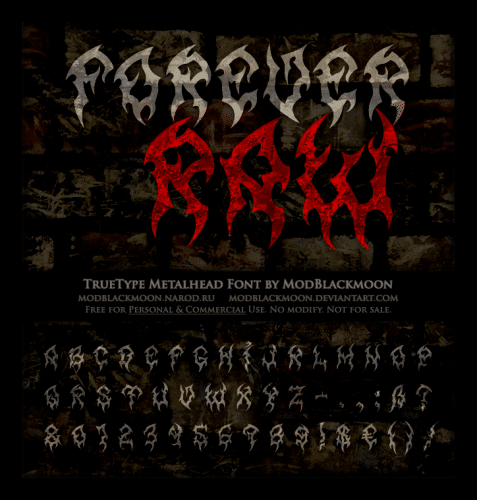 Mb Forever Raw Font 3