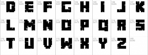 Minecrafter Font 1