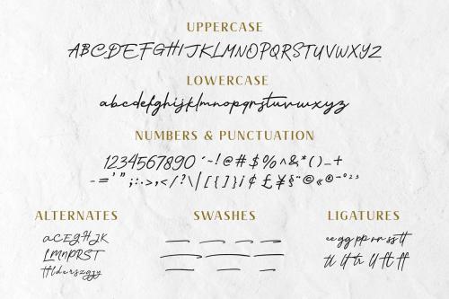 Nagietha Handwritten Signature Font 9