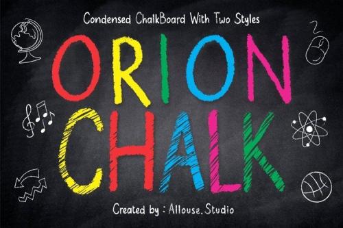 Orion Chalk Display Font