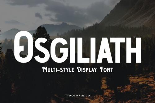 Osgiliath Multistyle Display Font