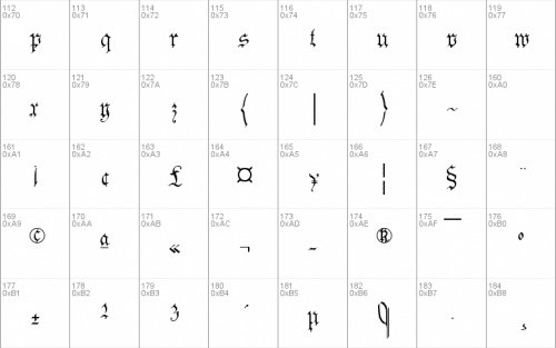 Parchment Font 02