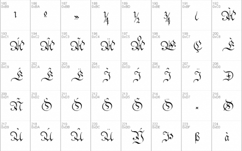 Parchment Font 03