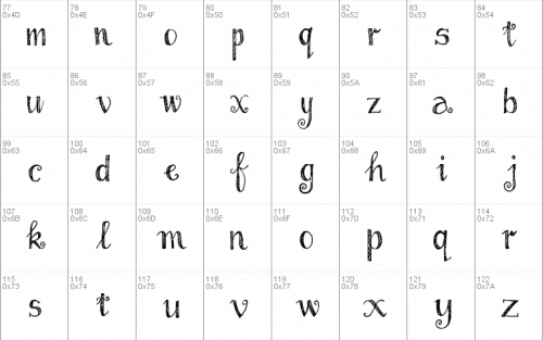 Pea Ellie Bellie Font 1