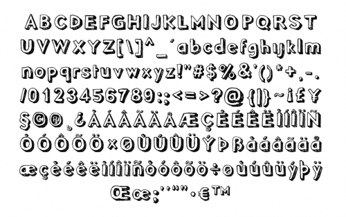 Pointy Font 05