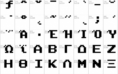 Press Start 2P Font 8