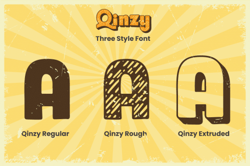 Qinzy Display Font 7