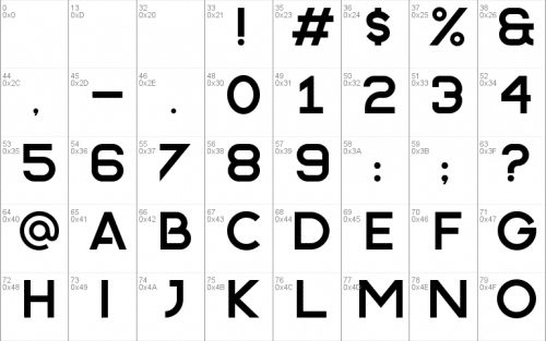 Quantify Font 0