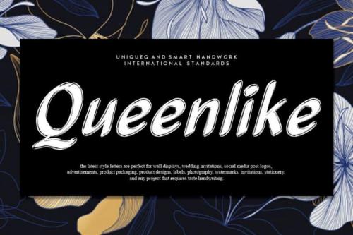 Queenlike Script Font