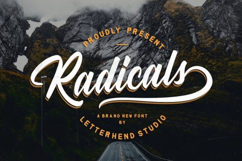 Radicals Script Font 1