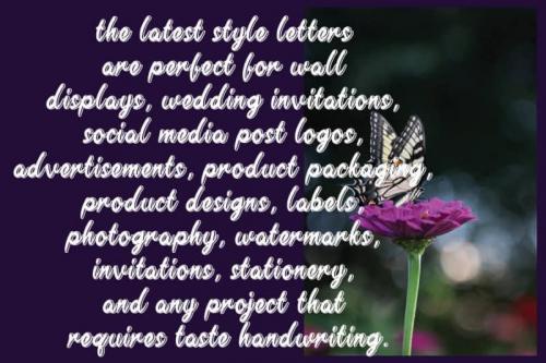 Ringed Script Font 2