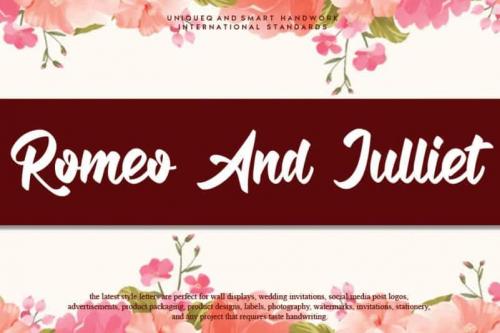 Romeo And Julliet Script Font