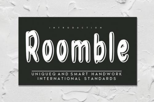 Roomble Display Font