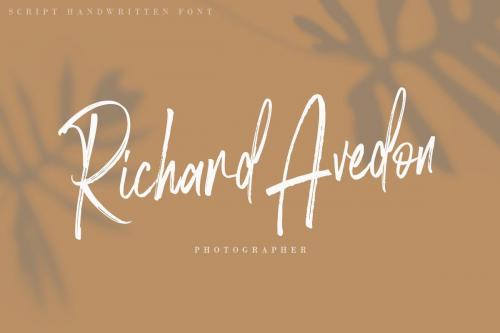 Rose Brown Brush Font 3