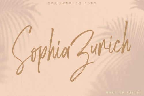 Rose Brown Brush Font 7