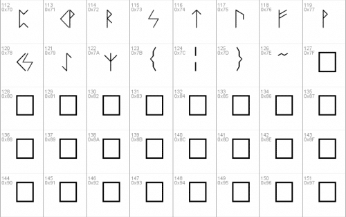 Runen Font 2