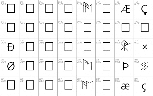 Runen Font 4