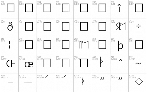 Runen Font 5