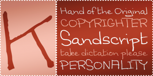 Sandscript BTN Font